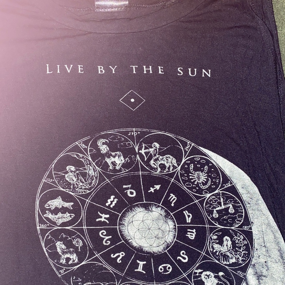 Black Zodiac Graphic Tank Top - Picture 3 of 5
